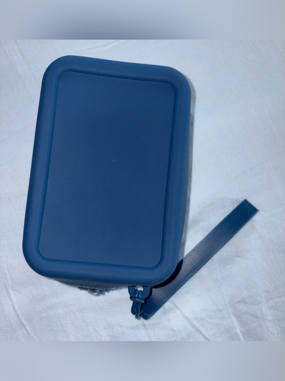 Navy Blue Protective Silicone Case with Wrist Strap